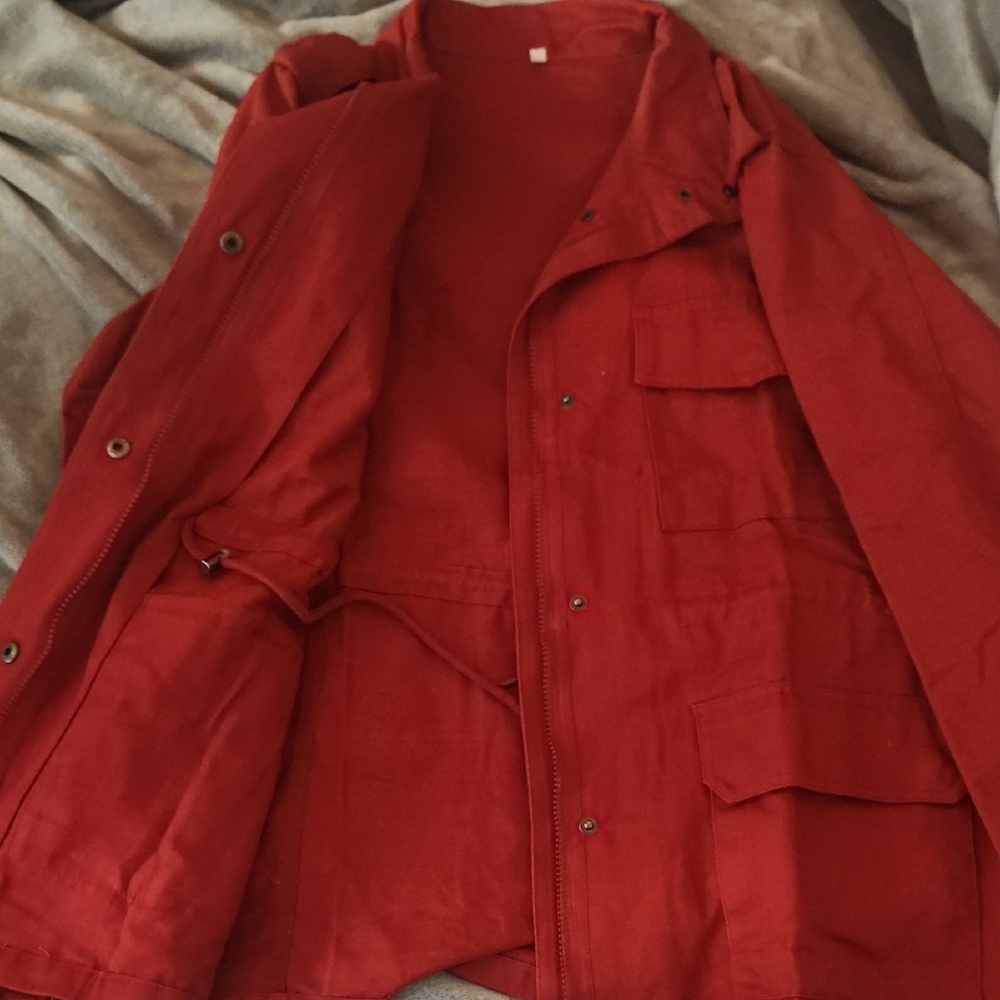 Women's Red Jacket - Picture 2 of 6